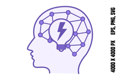 Purple Brainstorm Icon Product Image 1