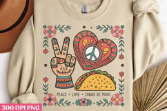 Peach love cinos de mayo PNG, Cinco De Mayo Sublimation PNG Product Image 3