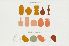 Indoor Boho Plants and Pots Clipart Product Image 2