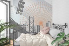 Wall mockup - Interior mockup - Wallpaper mockup Product Image 5