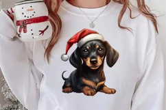 Christmas Dogs Sublimation Clipart, Christmas Dog Clipart Product Image 2