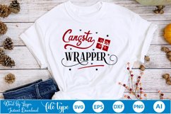 Gangsta Wrapper SVG Design | Christmas SVG Design Product Image 2