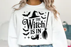 The Witch is in Svg | Halloween Svg | Shirt Svg Product Image 1