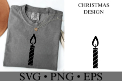 Christmas Candle Svg | Christmas svg | Shirt Svg Product Image 1
