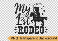 My first rodeo svg, Little cowboy svg, png Cut file Product Image 2
