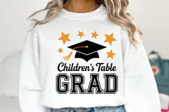 Children's Table Grad svg | Graduation Svg | Shirt Svg Product Image 1