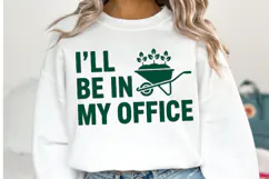 I'll be in my Office svg Design | Svg Cut Files | Shirt Svg Product Image 1