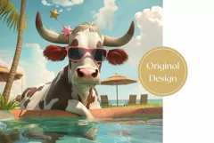 Funny Cow Tumbler Sublimation, Cow Sublimation Tumbler PNG Product Image 2