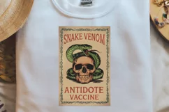 Halloween Vintage Jars Designs PNG, Snake venom antidote Product Image 2
