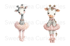 Giraffe, Shabby Chic, Ephemera, PNG, Clipart Product Image 2
