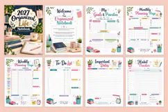 2027 Organized Life Notebook Kdp interiors Product Image 2