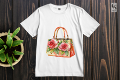 Floral Handbag Watercolor Clipart Set Product Image 2