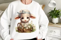 Adorable Baby Farm Animals clipart, Watercolor Clipart Product Image 2