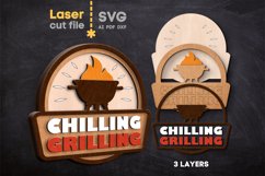 Grill Bundle SVG laser cut file for Glowforge Product Image 2