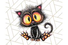 Halloween Monster Clipart PNG, Cute Spooky Characters Product Image 2