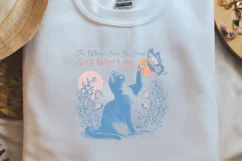 Vintage Cat the world can be cruel So I wont be PNG Product Image 1