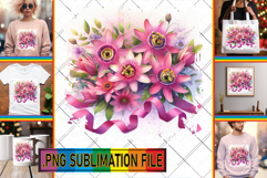 Vibrant TSHIRT Art Ideas, Flowers Product Image 1