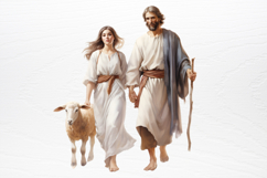 Christmas Nativity Watercolor Clipart PNG Product Image 2