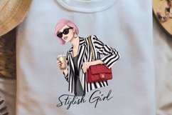 Funny Beautiful Girl Quotes SublimationPNG, Stylish girl Product Image 1