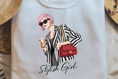 Funny Beautiful Girl Quotes SublimationPNG, Stylish girl Product Image 1