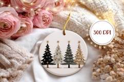 Boho Christmas Ornament, Christmas Tree Ornament Design Product Image 2