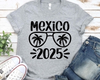 Mexico 2025 Svg, Mexico Summer Vacation Shirt, Beach PNG Product Image 2