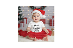 Christmas Baby Mockup Bundle | 4 PNG Photo Mockups Product Image 2