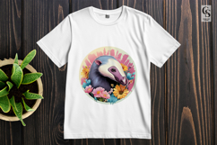 Cute Panda and Anteater Clipart Sublimation PNG Product Image 2