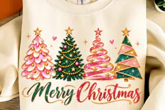 Merry Christmas PNG, Christmas Trees PNG, Christmas Shirt Product Image 2
