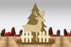 Christmas Scene Stand Laser Cut Product Image 1