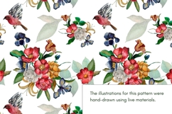Watercolor Floral Pattern Vintage Product Image 2