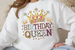 Birthday queen PNG, Birthday Sublimation PNG Product Image 2