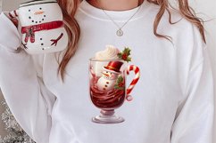Christmas Wine Cup Sublimation Clipart Product Image 2