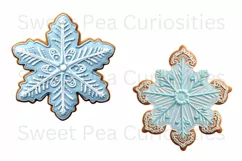Christmas, GingerBread, Ephemera, PNG, watercolor, Clipart Product Image 2