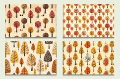 Fall Forest Trees Cutting Boards sublimation Design Product Image 2