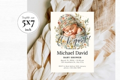 Baby Shower Invitation Template 166 Product Image 2