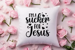 I'm a sucker for jesus SVG, Valentine Christian SVG Product Image 2