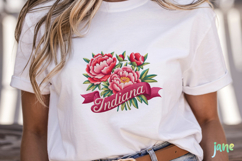 USA State Flowers Embroidery Clipart Product Image 2