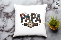 Dad Vintage Patchwork Typography Baseball Cap Design Product Image 2