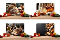 Fresh Bread Cutting Board, Bread PNG Product Image 2