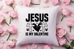 Jesus is my valentine SVG, Valentine's Day SVG Product Image 2