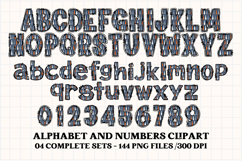 Father’s Day Alphabet clipart, father’s day letters doodle Product Image 2