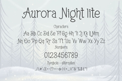 Aurora Night Font, Cute Handwritten Display Font Product Image 13