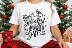 The Greatest Gift Svg, Christian Christmas Svg, Jesus Svg. Product Image 3
