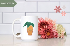 Hand Drawn House Plant Illustration, Cartoon Plant PNG Product Image 2