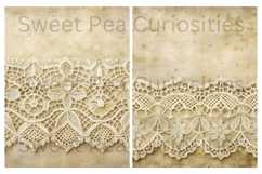 Shabby Chic, Lace, Mixed Media, Papers, Junk Journal Product Image 2