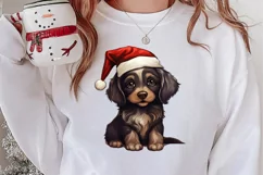 Christmas Dogs Sublimation Clipart, Christmas Dog Clipart Product Image 2