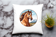 Majestic Horse Portrait Clipart Sublimation PNG Product Image 2