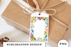 Watercolor Autumn Pumpkins Frame png Product Image 2