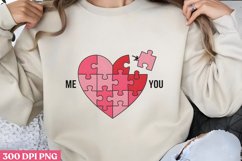 Me you PNG, Retro Valentine Sublimation Product Image 3